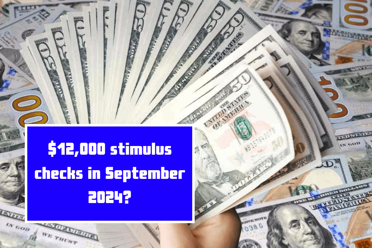 $12,000 stimulus checks in September 2024?