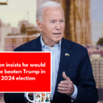 Biden insists he would have beaten Trump in 2024 election