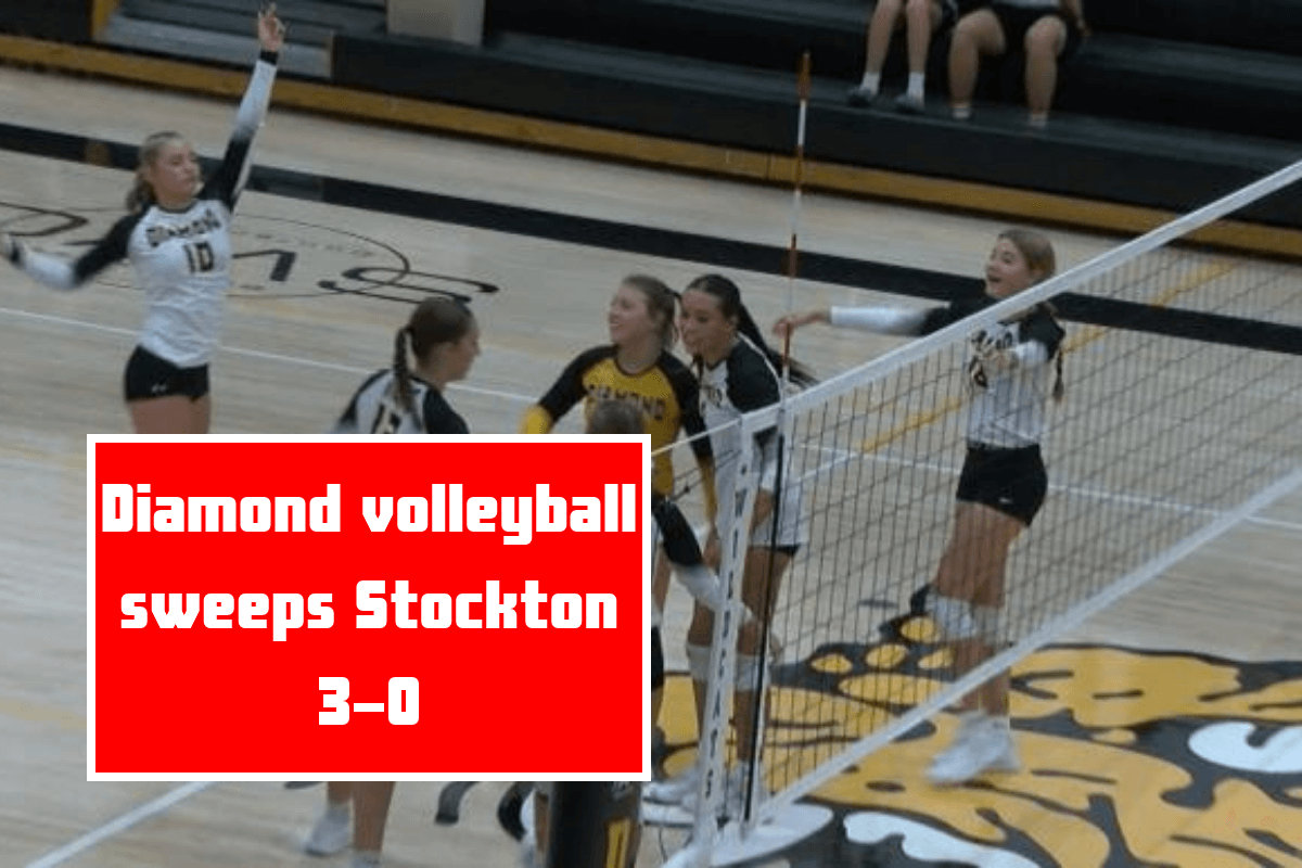 Diamond volleyball sweeps Stockton 3-0