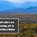 Fall colors are coming out in northern Maine