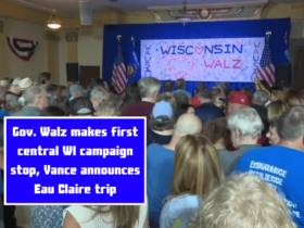 Gov. Walz makes first central WI campaign stop, Vance announces Eau Claire trip