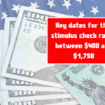 Key dates for this stimulus check range between $400 and $1,750