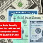 New Social Security payment for retirees and SSDI recipients: checks worth $2,829 & $1,960