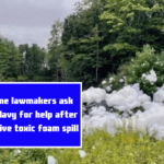 Maine lawmakers ask the Navy for help after massive toxic foam spill