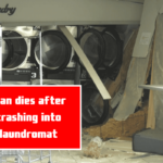 Man dies after crashing into laundromat