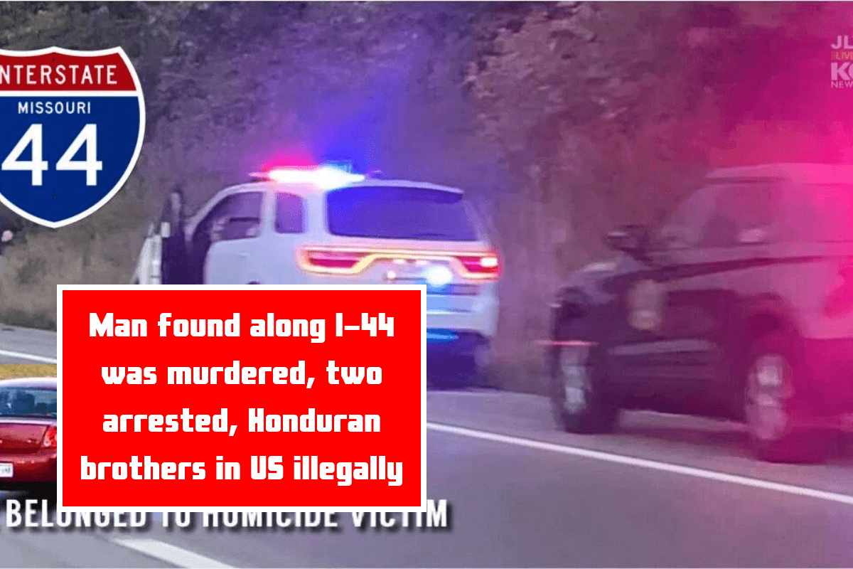 Man found along I-44 was murdered, two arrested, Honduran brothers in US illegally