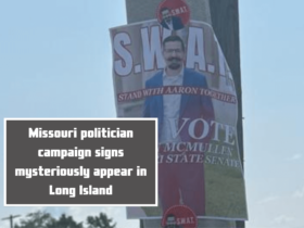 Missouri politician campaign signs mysteriously appear in Long Island