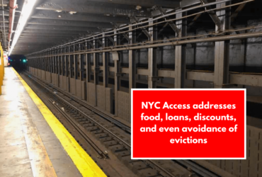 NYC Access addresses food, loans, discounts, and even avoidance of evictions