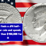 One finds a JFK half-dollar coin and spends more than $150,000 for it