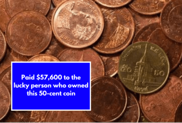 Paid $57,600 to the lucky person who owned this 50-cent coin