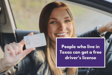 People who live in Texas can get a free driver's license