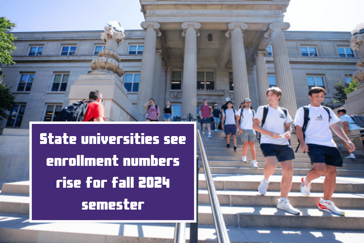 State universities see enrollment numbers rise for fall 2024 semester