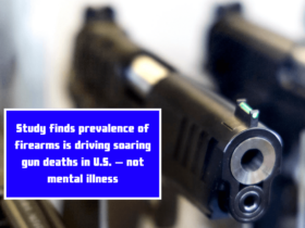 Study finds prevalence of firearms is driving soaring gun deaths in U.S. – not mental illness