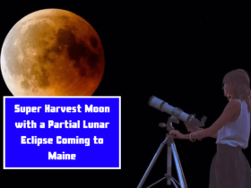 Super Harvest Moon with a Partial Lunar Eclipse Coming to Maine