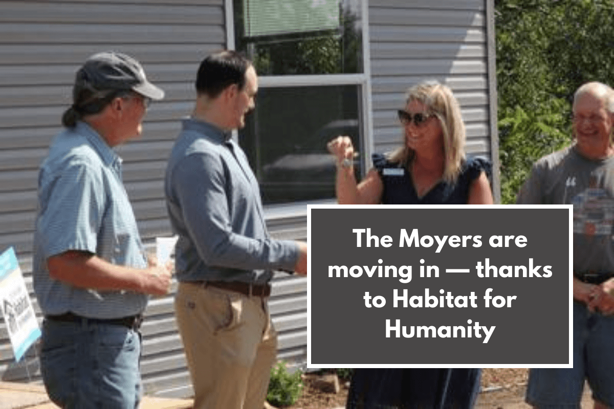 The Moyers are moving in — thanks to Habitat for Humanity