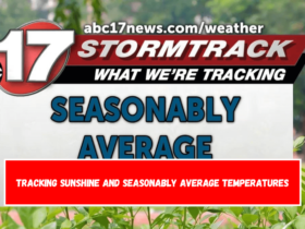 Tracking sunshine and seasonably average temperatures