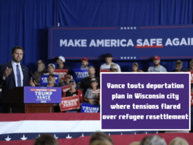 Vance touts deportation plan in Wisconsin city where tensions flared over refugee resettlement