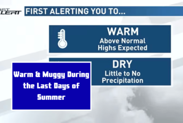 Warm & Muggy During the Last Days of Summer