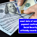 exact date of next SSI payment confirmed; Social Security officially records this