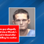 A Texas guy allegedly walked into a Wendy's covered in blood after fatally killing his mother