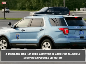 A Woodland man has been arrested in Maine for allegedly dropping explosives on victims