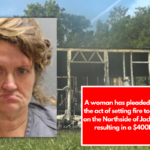 A woman has pleaded guilty to the act of setting fire to a church on the Northside of Jacksonville, resulting in a $400K loss