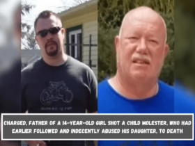 Charged, Father of a 14-year-old girl shot a child molester, who had earlier followed and indecently abused his daughter, to death