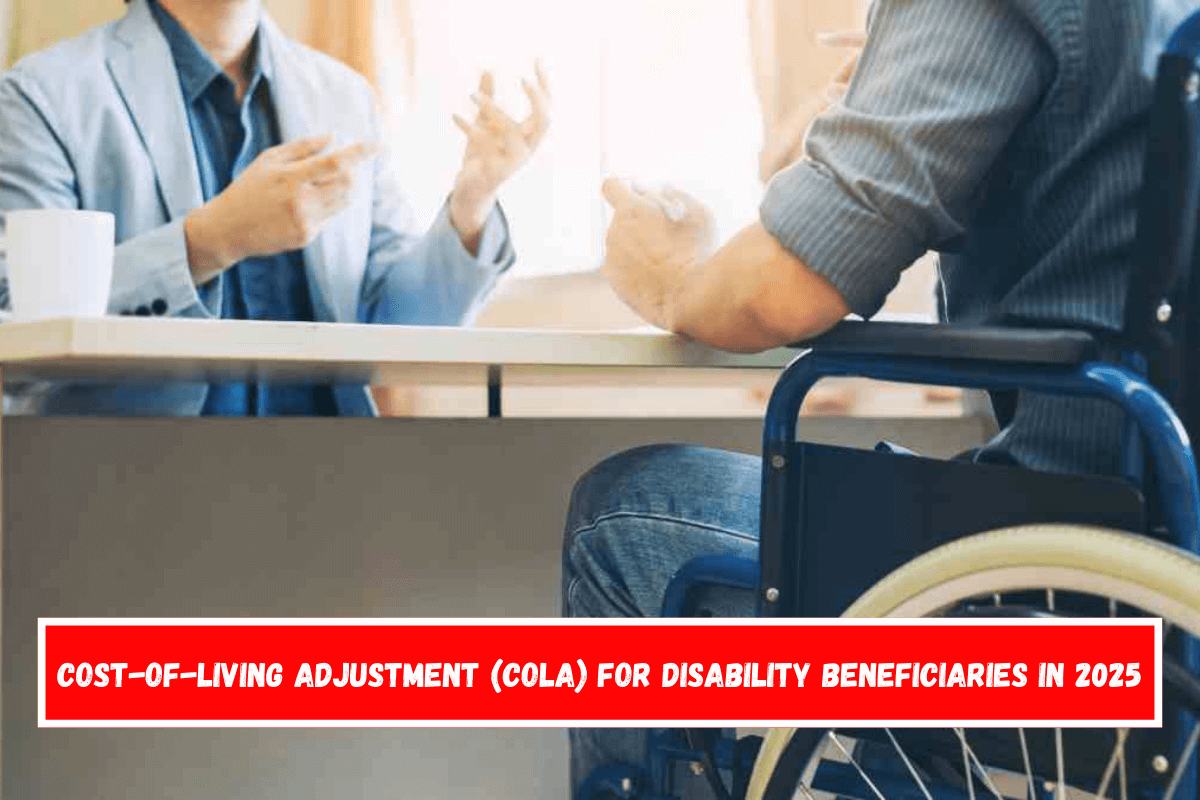 Cost-of-Living Adjustment (COLA) for disability beneficiaries in 2025