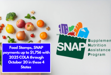 Food Stamps, SNAP payments up to $1,756 with 2025 COLA through October 20 in these 4 States 