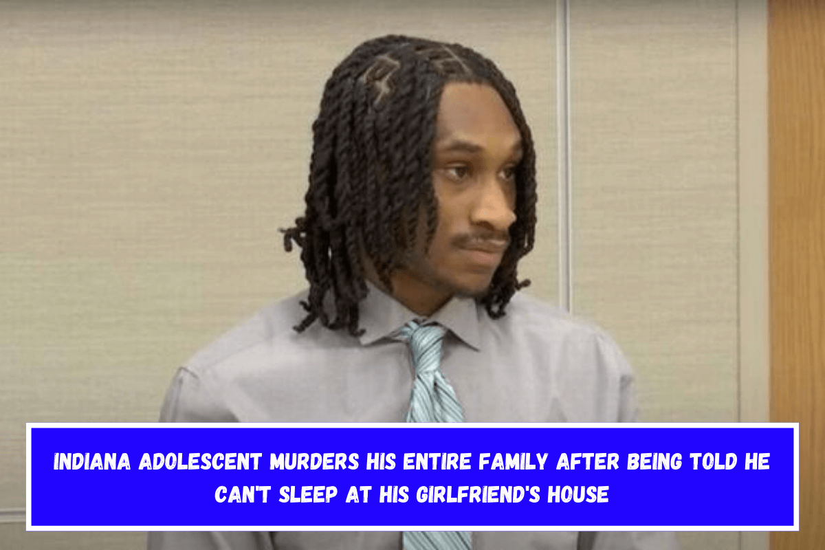 Indiana adolescent murders his entire family after being told he can't sleep at his girlfriend's house