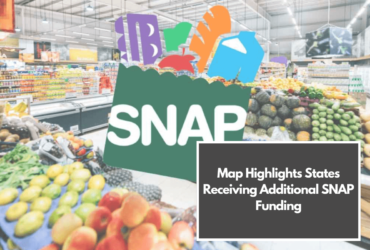 Map Highlights States Receiving Additional SNAP Funding