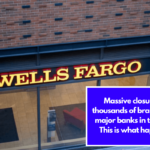 Massive closure of thousands of branches of major banks in the US – This is what happens