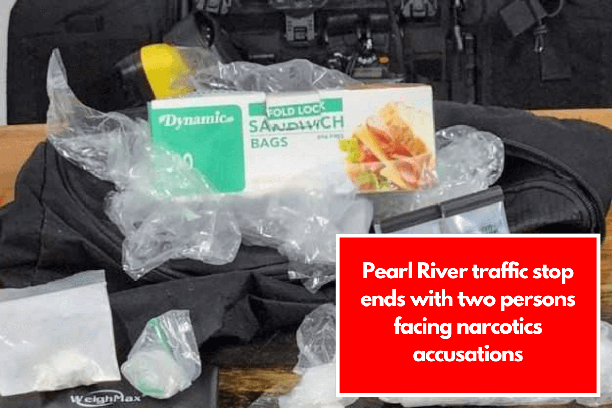 Pearl River traffic stop ends with two persons facing narcotics accusations