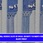 Retirees will receive $4,873 in Social Security payments right before Black Friday