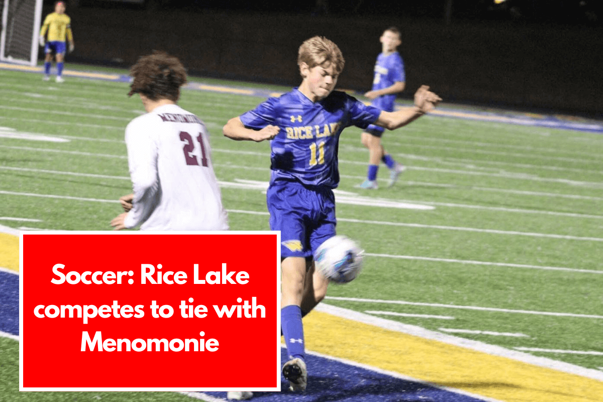 Soccer: Rice Lake competes to tie with Menomonie