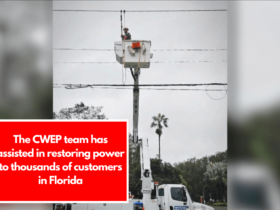 The CWEP team has assisted in restoring power to thousands of customers in Florida