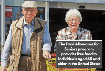 The Food Allowance for Seniors program provides free food to individuals aged 60 and older in the United States