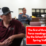 The first of three Task Force meetings is held by the School District of Spring Valley