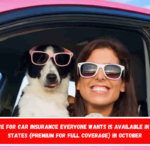 The price for car insurance everyone wants is available in these 3 States (premium for full coverage) in October