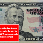 This 50-dollar banknote was unexpectedly sold for over $1,800, coin and note collectors love it