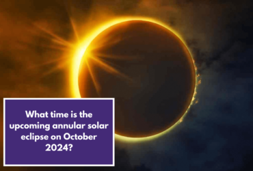 What time is the upcoming annular solar eclipse on October 2024?