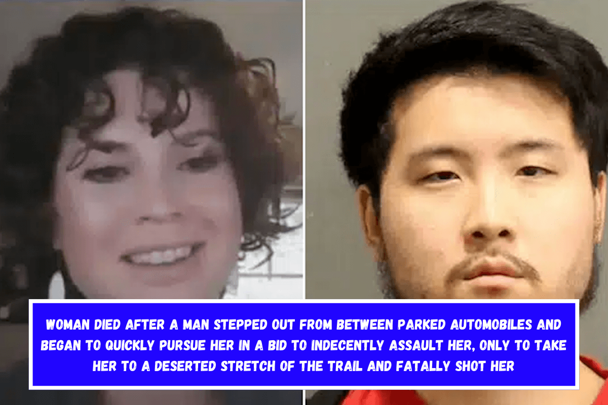 Woman died after a man stepped out from between parked automobiles and began to quickly pursue her in a bid to indecently assault her, only to take her to a deserted stretch of the trail and fatally shot her