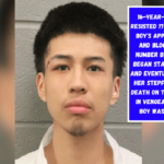 16-year-old girl resisted 17-year-old boy's approaches and blocked his number before he began stalking her and eventually shot her stepfather to death on the street in vengeance; the boy was jailed