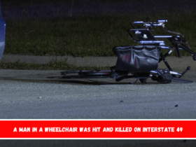 A man in a wheelchair was hit and killed on Interstate 49