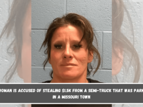 A woman is accused of stealing $1.5K from a semi-truck that was parked in a Missouri town