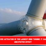 First-ever activation of the largest wind turbine it caused an unexpected effect