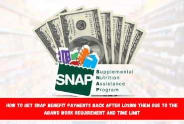 How to get SNAP benefit payments back after losing them due to the ABAWD work requirement and time limit