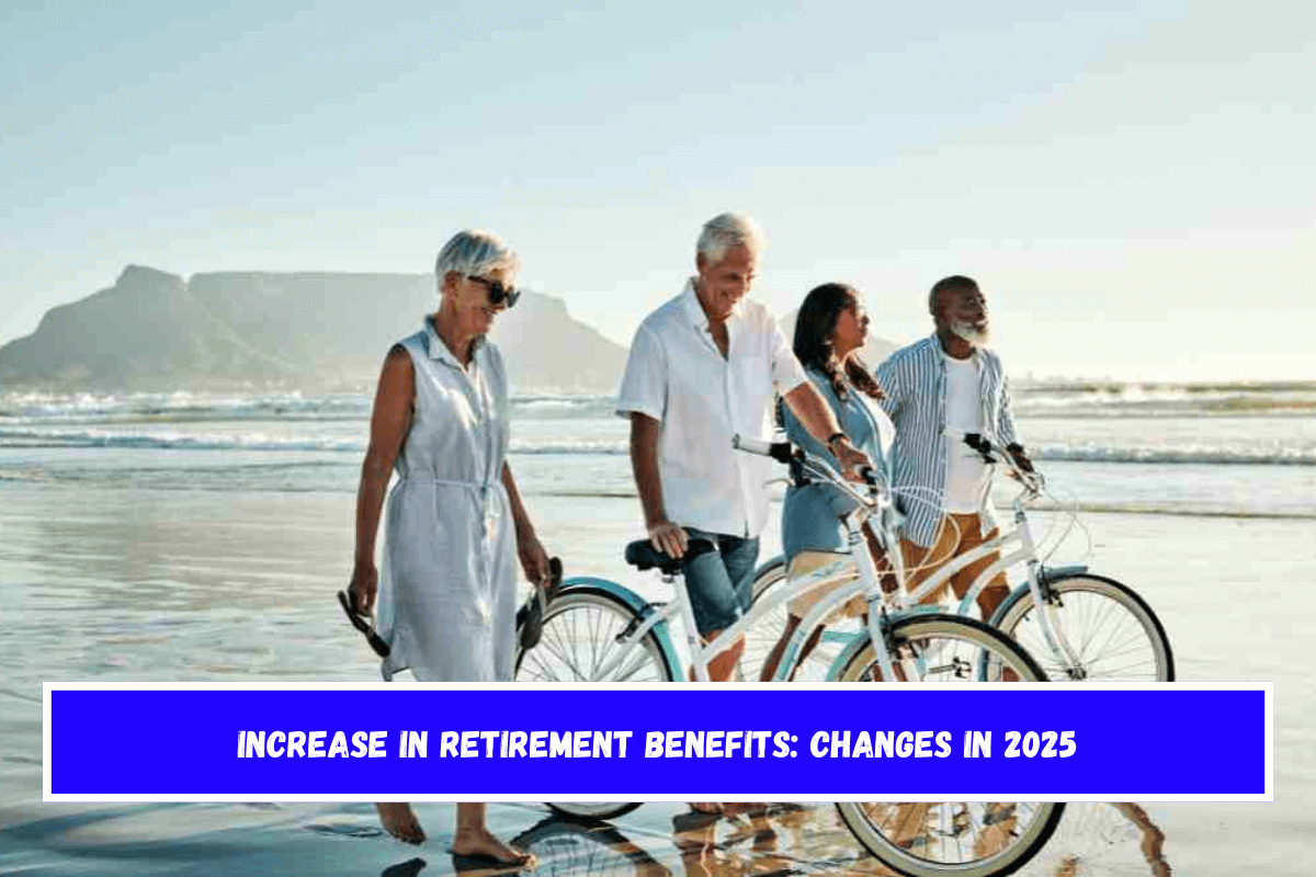 Increase in retirement benefits changes in 2025