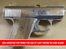 Men arrested for firing the gun at lady driving on Long Island