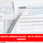 New IRS Brackets Announced for 2025 – See All Official Changes Announced